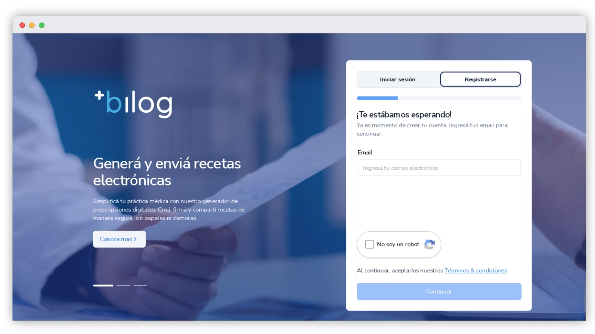 Registro web